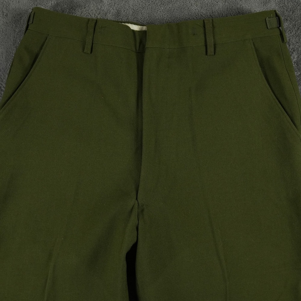 Vintage US Military M-1951 Field Trousers Mens Regular M Green Wool Cold Weather